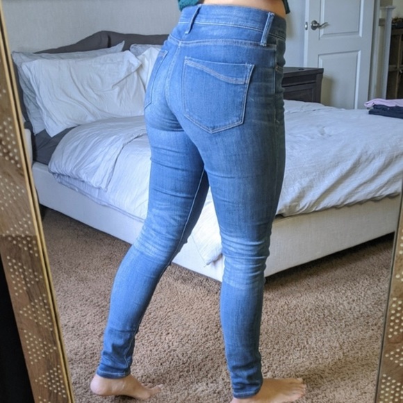 Express Stretch + Performance Mid Rise Jeans - Picture 2 of 3
